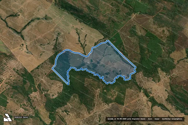 Imagem de satélite de Fazenda Mutum - Fazenda Mutum em Diorama - GO