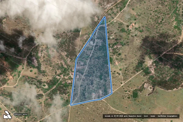 Imagem de satélite de Fazenda Saracura - Parte 2 em Ruy Barbosa - BA