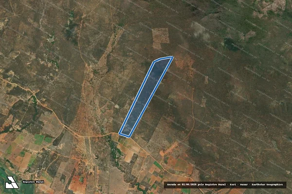 Imagem de satélite de FAZENDA MALHADA DE AREIA - Parte 4-B em Maracás - BA