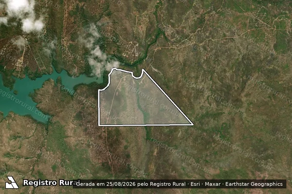 Imagem de satélite de FAZENDA JULIANA - Gleba 1 em Paranã - TO