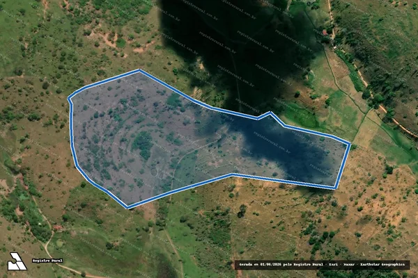 Imagem de satélite de FAZENDA FERRUGINHA - GLEBA 01 em Conselheiro Pena - MG