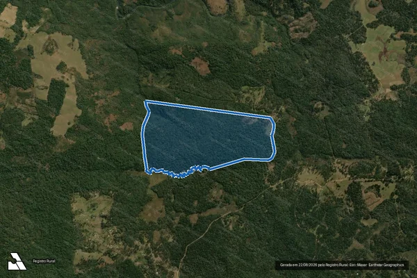 Imagem de satélite de FAZENDA NOVA ESPERANÇA - PARTE 1 em Pinhão - PR