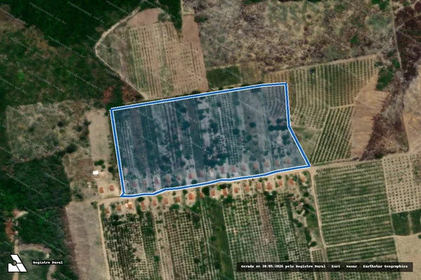 Imagem de satélite de FAZENDA RIACHO DA MATA - LOTE ÁREA COLETIVA em Arauá - SE