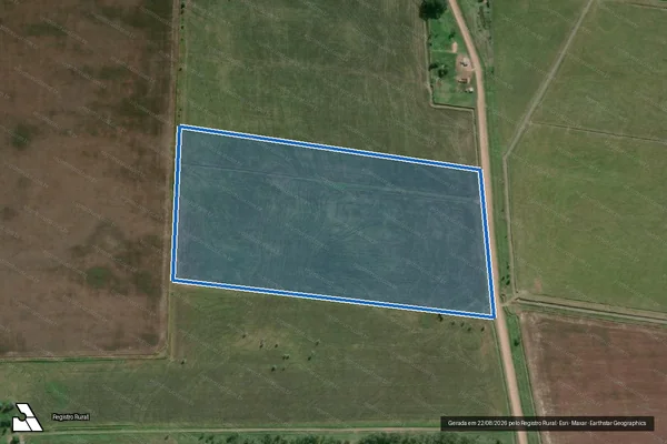 Imagem de satélite de Fazenda Bela Vista - Mapa 9 ? Gleba A - Gleba A em Santa Vitória do Palmar - RS