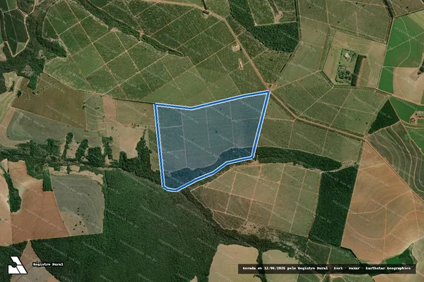Imagem de satélite de Fazenda Santa Beatriz - PARTE 1 em São Pedro do Turvo - SP