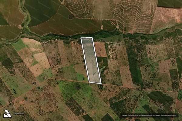 Imagem de satélite de P.A. MUTUM - Lote 251 em Ribas do Rio Pardo - MS
