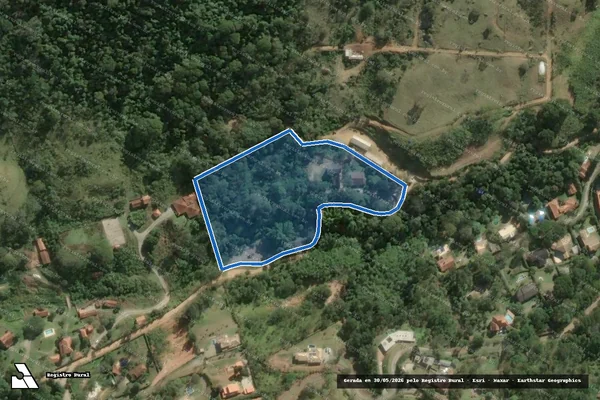 Imagem de satélite de Área A ? Sitio Jabuticabeiras - Parcela 1 em Areal - RJ