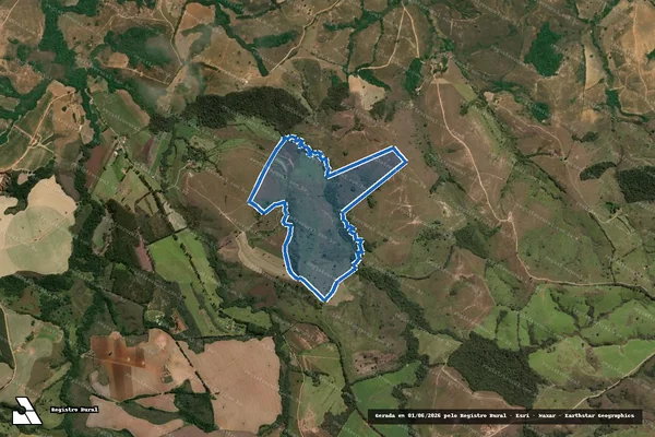 Imagem de satélite de Fazenda Vargem do Moinho - Parte 1 em Carrancas - MG