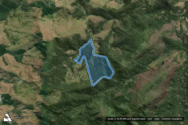 Imagem de satélite de Sítio Eldorado - Parte 1 em Petrópolis - RJ