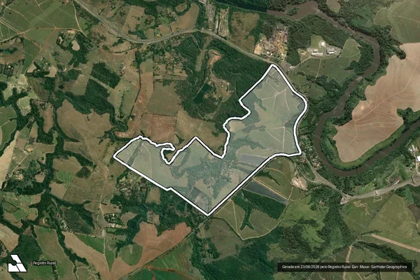 Imagem de satélite de Fazenda do Moinho - GLEBA B em Porto Feliz - SP