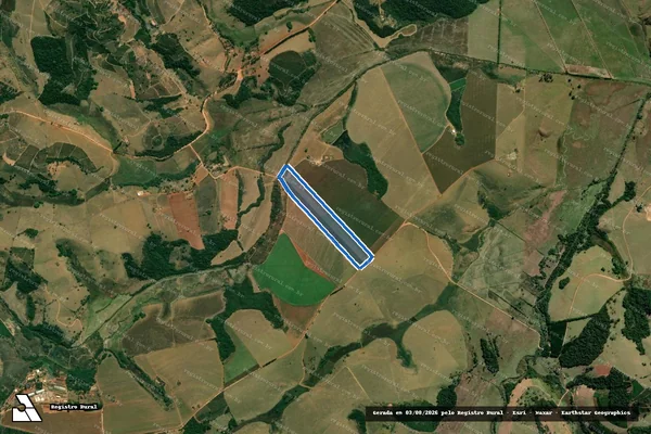 Imagem de satélite de Fazenda Campinho - Parcela 02 em Cabo Verde - MG