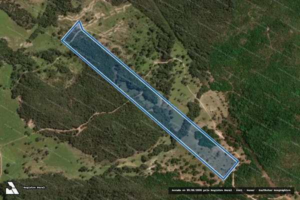 Imagem de satélite de FAZENDA LOBO - 2 em Pontalina - GO