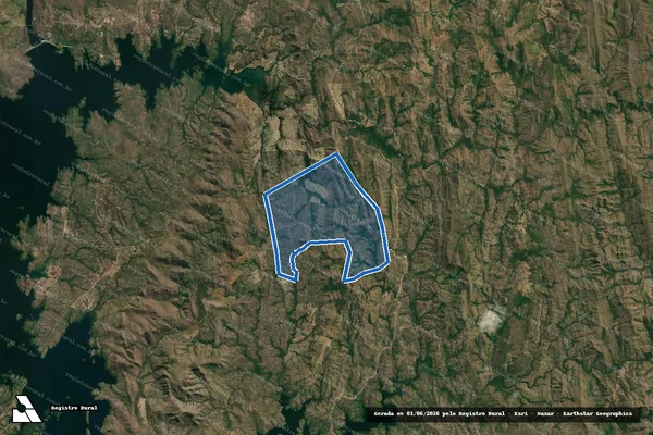 Imagem de satélite de LOTE nº 06 - LOTEAMENTO CARMO SÃO FÉLIX em Cavalcante - GO