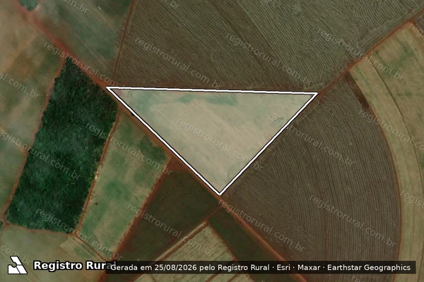 Imagem de satélite de FAZENDA BRUACAS - Parte 1 em Quirinópolis - GO