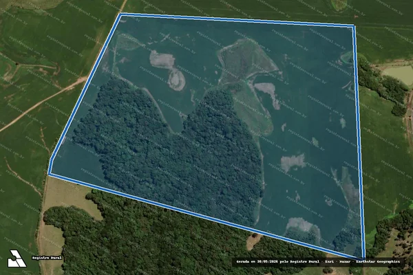Imagem de satélite de GRANJA BARROS CASSAL - Parte 1 em Barros Cassal - RS