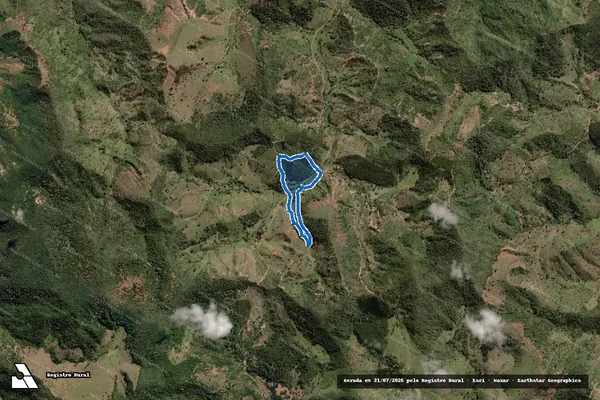 Imagem de satélite de FAZENDA ALDEIA DA PEDRA - Gleba 01 em Peçanha - MG