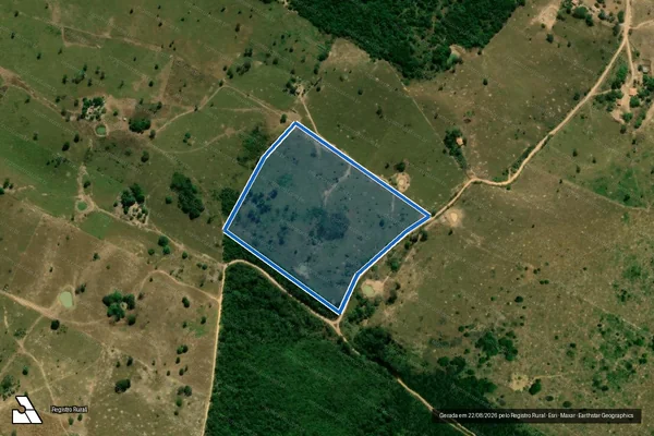 Imagem de satélite de Lote 80-Fazenda Alto Bonito III-P. A. Alvorada II