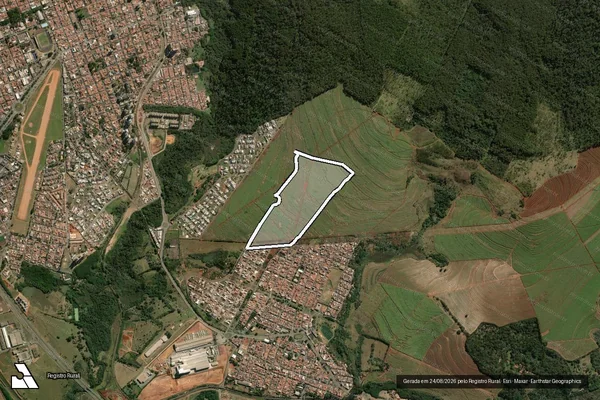 Imagem de satélite de Fazenda São Joaquim - Fazenda São Joaquim em Rio Claro - SP