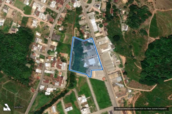 Imagem de satélite de Sítio das Rosas - Parte A em Venda Nova do Imigrante - ES