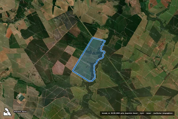 Imagem de satélite de Fazenda Santa Inês - Fazenda Santa Inês em Bauru - SP