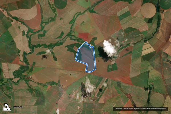 Imagem de satélite de FAZENDA SANTA BÁRBARA, DENOMINADOS BOM SUCESSO, QUEIXADA, CAPÃO ALTO E GORDURA - Gleba 03 em Goiatuba - GO