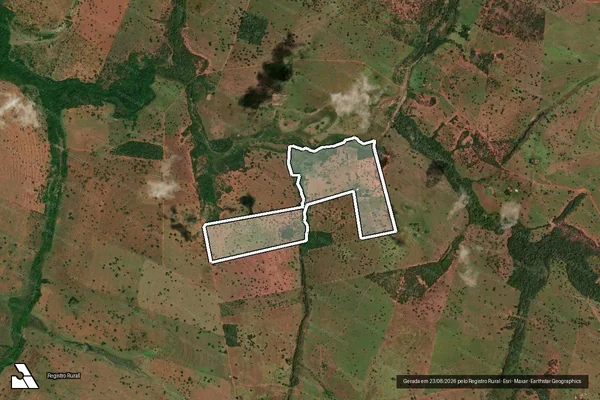 Imagem de satélite de FAZENDA SEIS IRMÃOS - 21.196-B em Campina Verde - MG