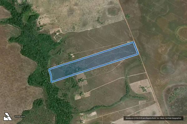Imagem de satélite de SÍTIO BOA ESPERANÇA LOTE 553 VICINAL 01 PA NOVA AMAZÔNIA - PARTE REMANESCENTE - Parcela 1 em Boa Vista - RR