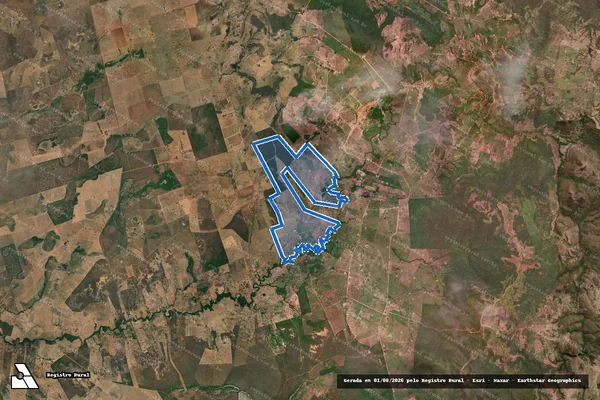 Imagem de satélite de FAZENDA CAMPO ABERTO denominado PRATA - FAZENDA CAMPO ABERTO denominado PRATA em Posse - GO