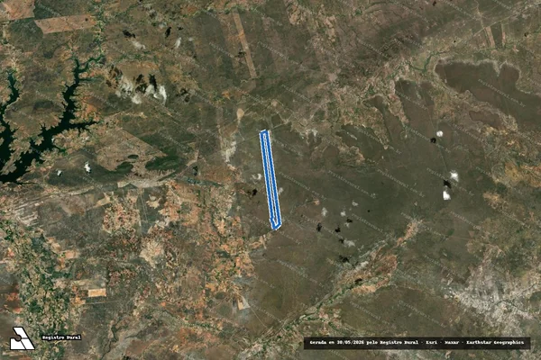 Imagem de satélite de FAZENDA VALE DO PUIU - Parte 2 em Buíque - PE