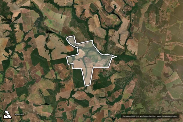 Imagem de satélite de FAZENDA FILADELFIA II - Gleba 01 em Novo Planalto - GO