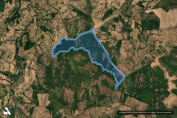 Imagem de satélite de FAZENDA SANTA TEREZINHA - GLEBA 1 em Tabocão - TO
