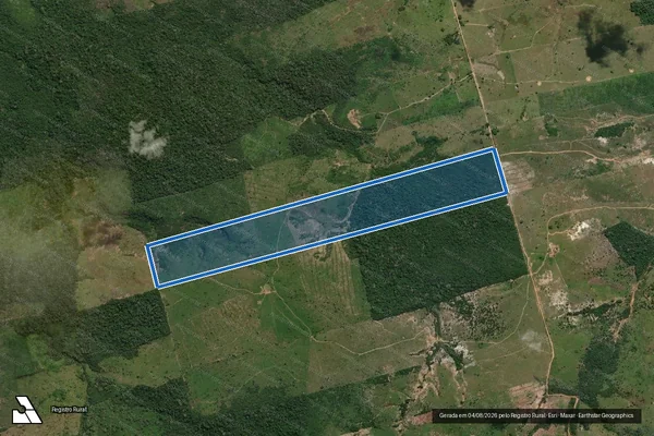 Imagem de satélite de FAZENDA KELY - Lote 41 Gleba 13 - em Brasil Novo - PA