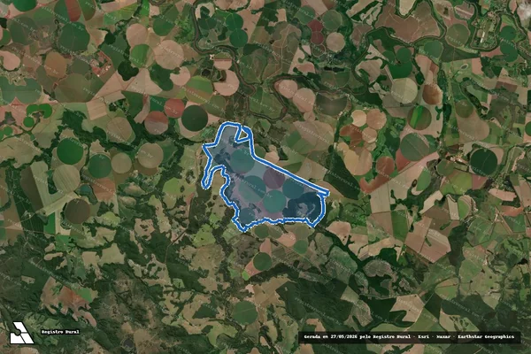 Imagem de satélite de Fazenda 477 - Gleba A em Buri - SP