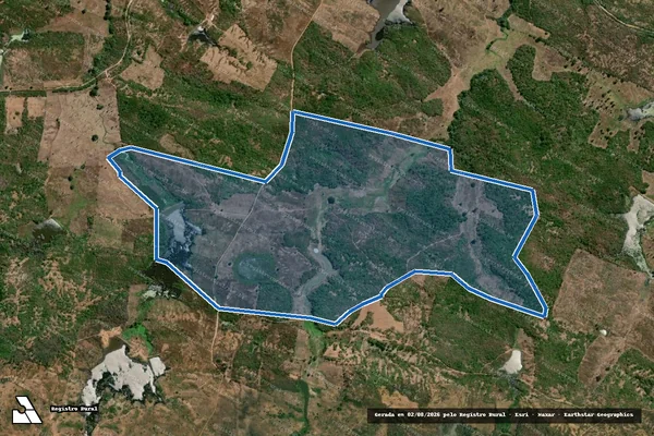 Imagem de satélite de LAGOA SECA - Parte 1 em Lavras da Mangabeira - CE