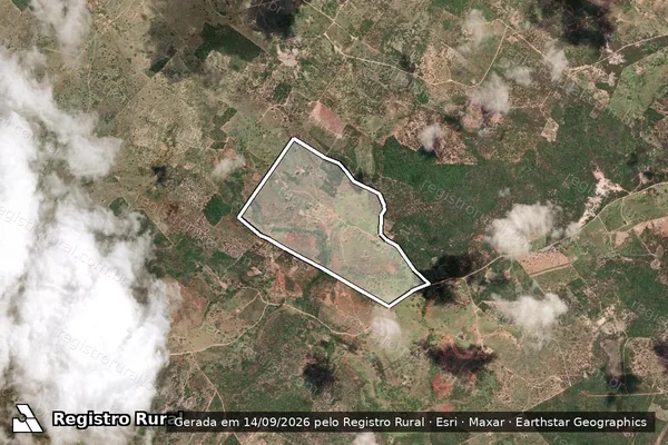 Imagem de satélite de Fazenda Vitoria - Fazenda Vitoria-Remanescente em Ruy Barbosa - BA