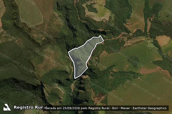 Imagem de satélite de FAZENDA SANTA ISABEL - Parte 4 em Alto Taquari - MT