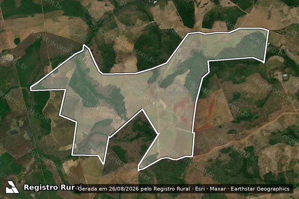 Imagem de satélite de FAZENDA BURITI SO - Parte 1 em Santa Maria das Barreiras - PA