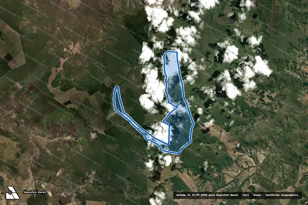 Imagem de satélite de Reserva legal 04 - Projeto de Assentamento Franco Duarte - Parte 1 em Jequitinhonha - MG
