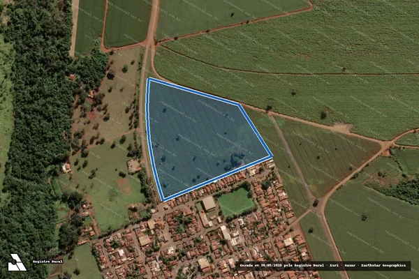 Imagem de satélite de FAZENDA BALSAMO - Parte 4 em Água Comprida - MG