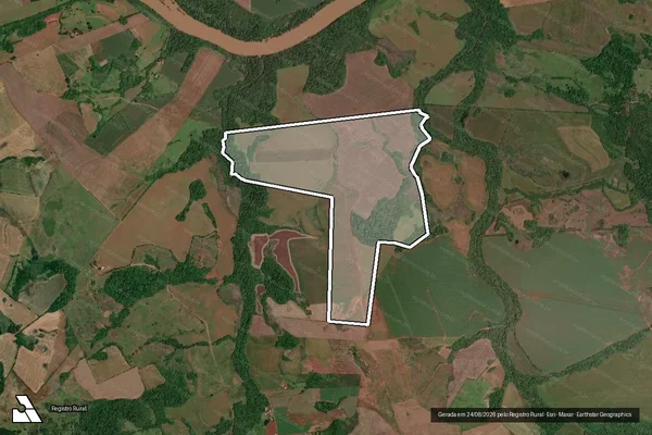 Imagem de satélite de James Delon ? usucapião - Parte 1 em Rolador - RS