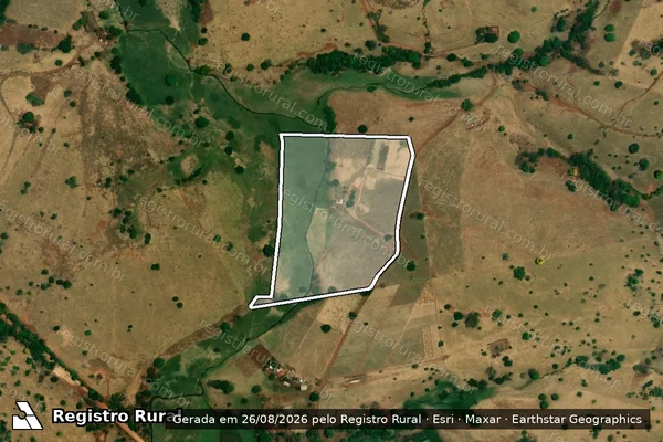 Imagem de satélite de Fazenda Engenho Velho do Taquaral - Gleba 01 em Uruana - GO