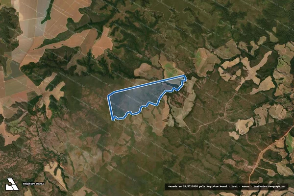 Imagem de satélite de Fazenda Camila 1016 - 22270 A em Paranatinga - MT