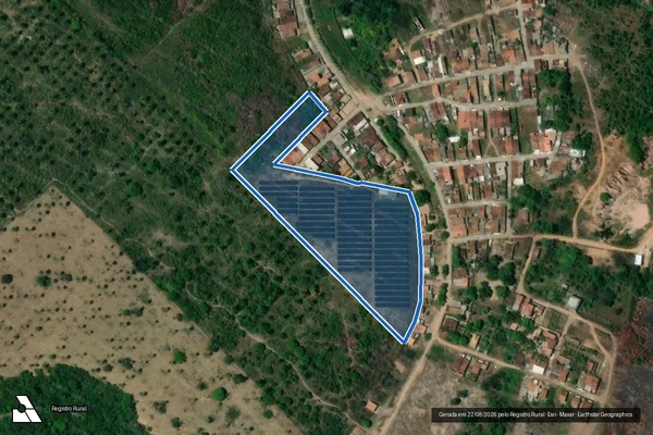 Imagem de satélite de SITIO SAO JOSE - ÁREA_02 em Itaporanga d'Ajuda - SE