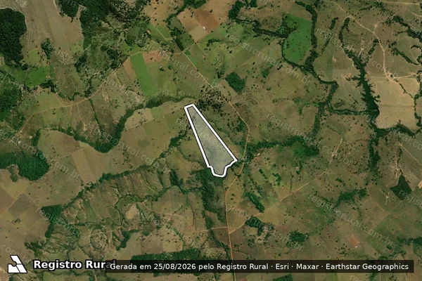 Imagem de satélite de SITIO SANTA VIRGINIA - Parcela 1 em Salto do Céu - MT