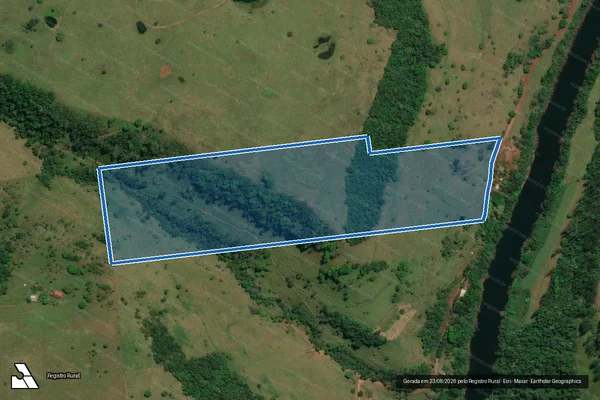 Imagem de satélite de Parte do Lote Rural nº 51 - Gleba 01 em Descanso - SC