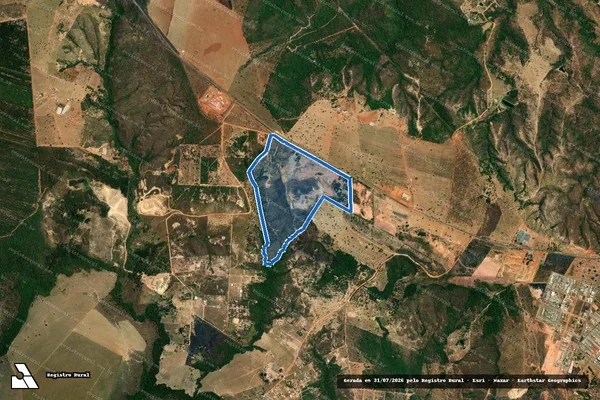 Imagem de satélite de FAZENDA SÃO DOMINGOS - 001 em Formosa - GO
