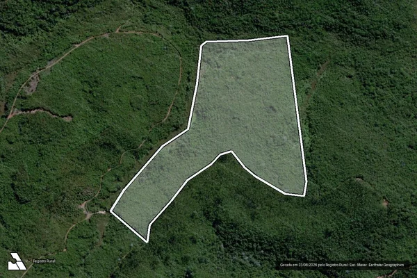 Imagem de satélite de FAZENDA TIRIRICA - Parte 7 em Mariana - MG