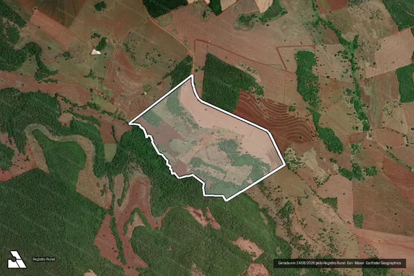 Imagem de satélite de FAZENDA TERRA ROXA II - Gleba 3(MAT-5.710) em Canápolis - MG