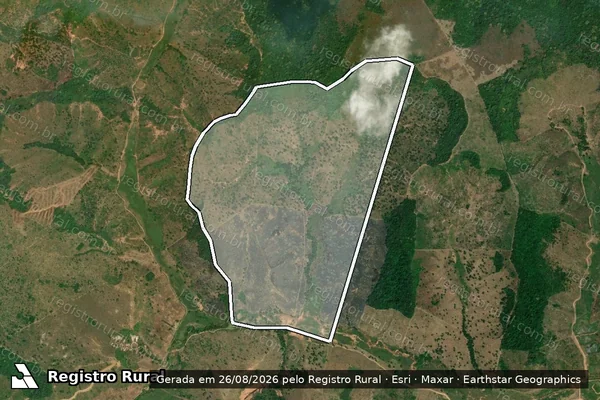 Imagem de satélite de FAZENDA SÃO JOÃO - Única em Paulo Ramos - MA