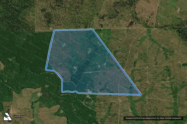 Imagem de satélite de FAZENDA AGUA PRETA III - Parte 1 em Bom Jardim - MA